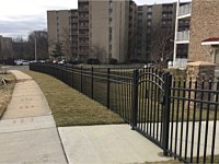 <b>Aluminum Fence at Buzzuto Oakcrest Conifer</b>